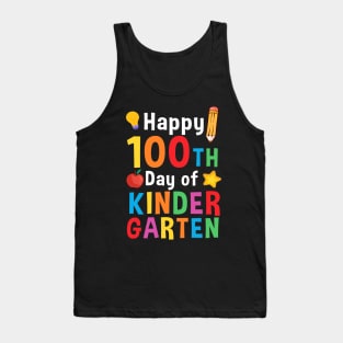 Happy 100th Days of Kindergarten Tank Top